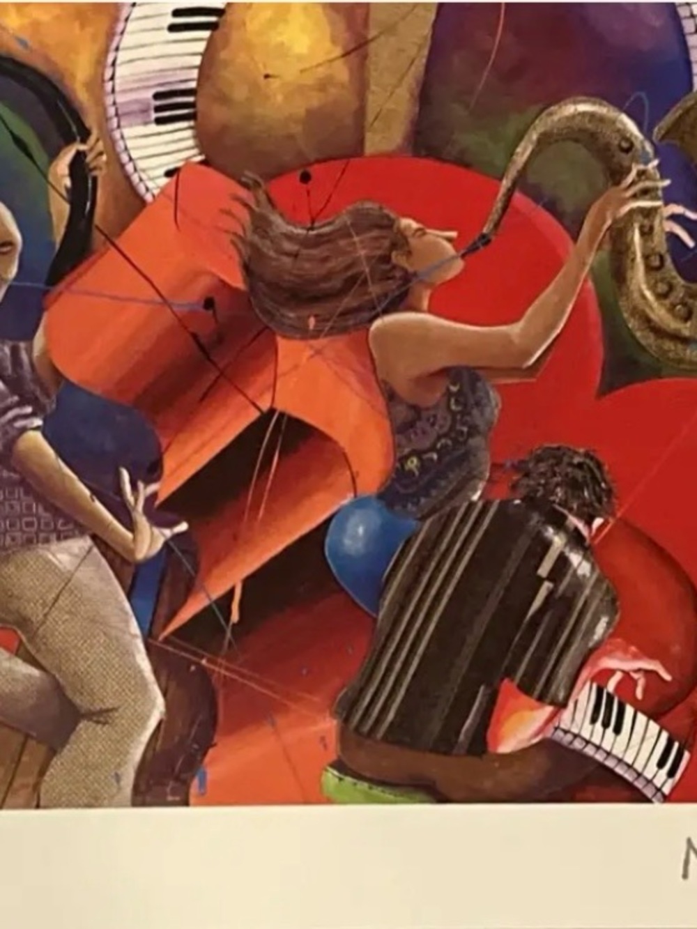 Marcus Glenn “Love That Jazz”Seriolithograph print